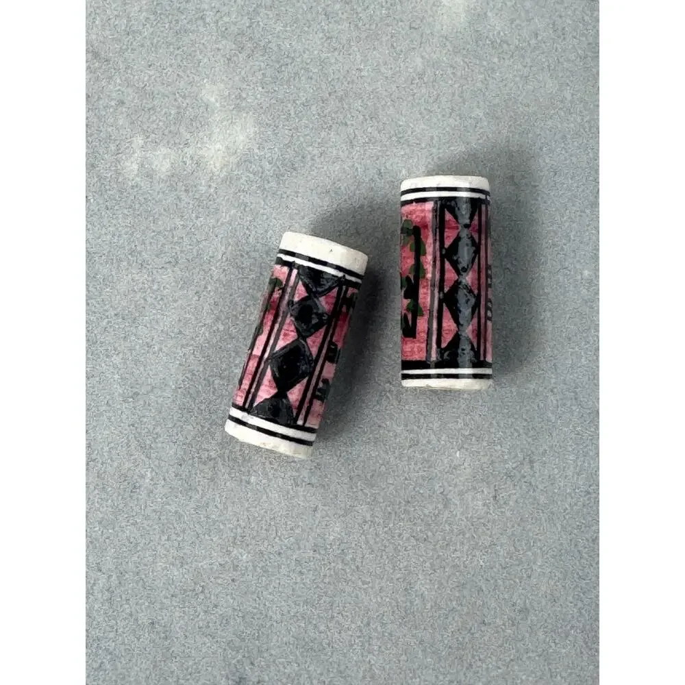 Assorted Red Acrylic, Wood and Glass Beads Variety of Shades Shapes and Sizes